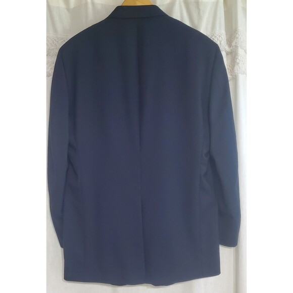Men's Brooks Brothers 346 Navy Blazer 100% Wool Size 44 Large - Picture 3 of 10